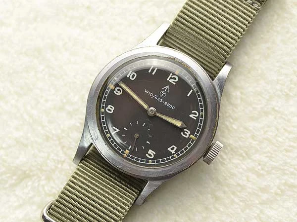 レコード RECORD 英国陸軍 W10 W.W.W. BRITISH ARMY 手巻き 希少NATO-Dial ダ