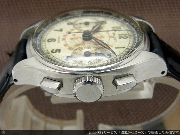 ギャレット コマンダー ベビークロノグラフ エクセルシオパーク42 SS オーバル Gallet commander BabyChronograph Excelsior Park [代行おまかせ コース]