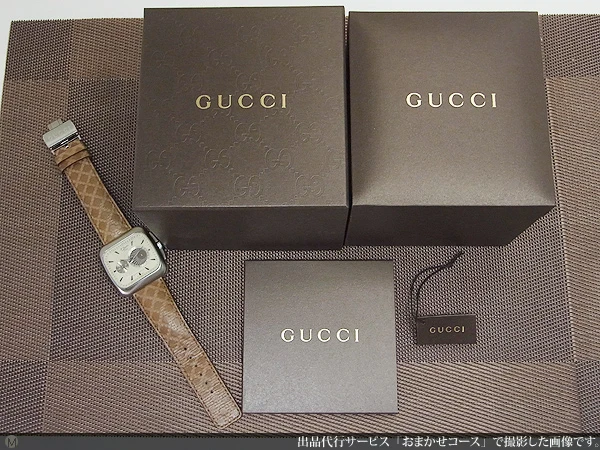 グッチ クーペ YA131307 90周年モデル ビックデイト SS クッションケース オートマチック BOX付属 GUCCI COUPE SPECIAL EDITION 90th ANNIVERSARY [代行おまかせコース]