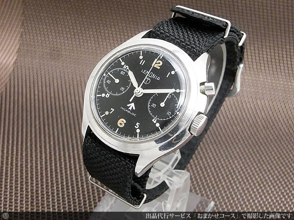 レマニア ワンプッシュ クロノグラフ 英国空軍 6BB/924-3306 Cal.2220 ブラックダイヤル SS 手巻き LEMANIA Chronograph [代行おまかせコース]