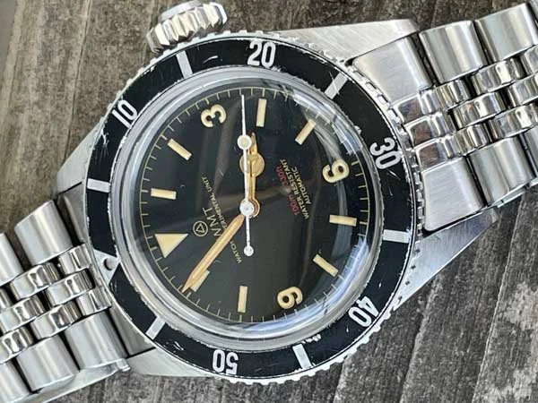 世界30本限定 WMT 369ダイアル ロイヤルマリン ビンテージ加工済 wmt watch 付属品全て有 レア 未使用 SEA DIVER WMT 319-09