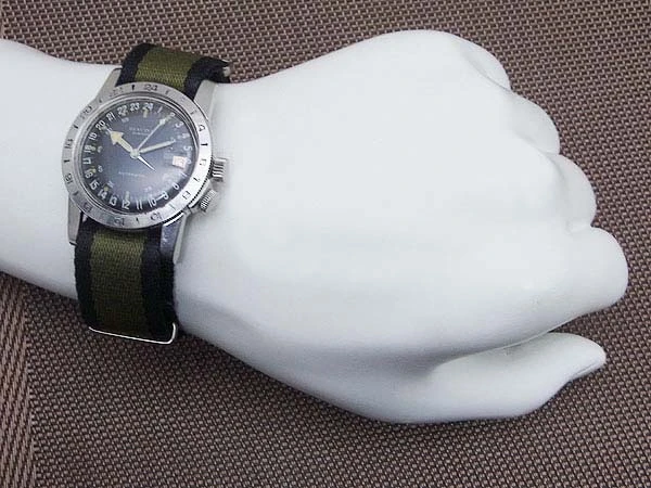 グリシン エアマン 赤デイト PAT.314050 Cal.1700/01 SS 24時間表示ダイヤル オートマチック GLYCINE AIRMAN [代行おまかせコース]