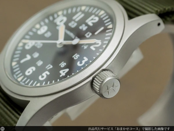 ハミルトン HAMILTON KHAKI カーキフィールド メカ メンズ 手巻き ブラックダイヤル 精悍なメンズモデル ボックス&ギャランティ付き [　代行おまかせコース ]