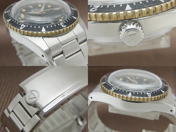 WMT SUB-MILIUS / サブミリウス ブラックダイヤル イナズマ針 SS ビンテージ加工 オートマチック WATCH EXPERIMENTAL UNIT SEA DIVER [代行おまかせコース]