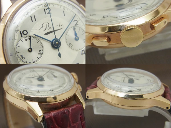 ボヴェ 2reg.クロノグラフ Cal.ランデロン51 ピンクゴールド金張り ヴィンテージクロノグラフ 手巻き Bovet Chronograph [代行おまかせコース]