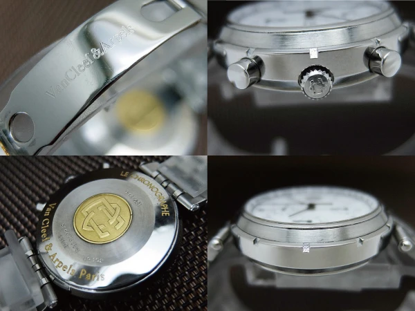 ヴァンクリーフ&アーペル ラ・クロノグラフ Ref.524023 PP5 Cal.889 SS ブレス仕様 ギャラ付属 Van Cleef & Arpels LE CHRONOGRAPH [代行おまかせコース]