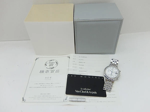 ヴァンクリーフ&アーペル ラ・クロノグラフ Ref.524023 PP5 Cal.889 SS ブレス仕様 ギャラ付属 Van Cleef & Arpels LE CHRONOGRAPH [代行おまかせコース]