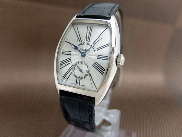 フランクミュラー トノーカーベックス Ref.7502 18KWG シースルーバック ボーイズ 手巻き BOX付属 FRANCK MULLER Tonneau Curvex [代行おまかせコース]