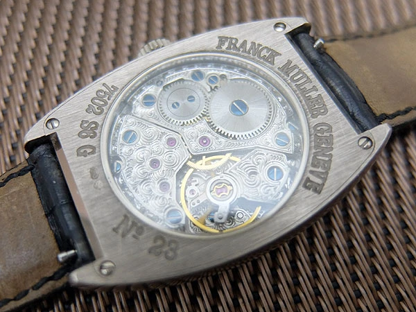 フランクミュラー トノーカーベックス Ref.7502 18KWG シースルーバック ボーイズ 手巻き BOX付属 FRANCK MULLER Tonneau Curvex [代行おまかせコース]