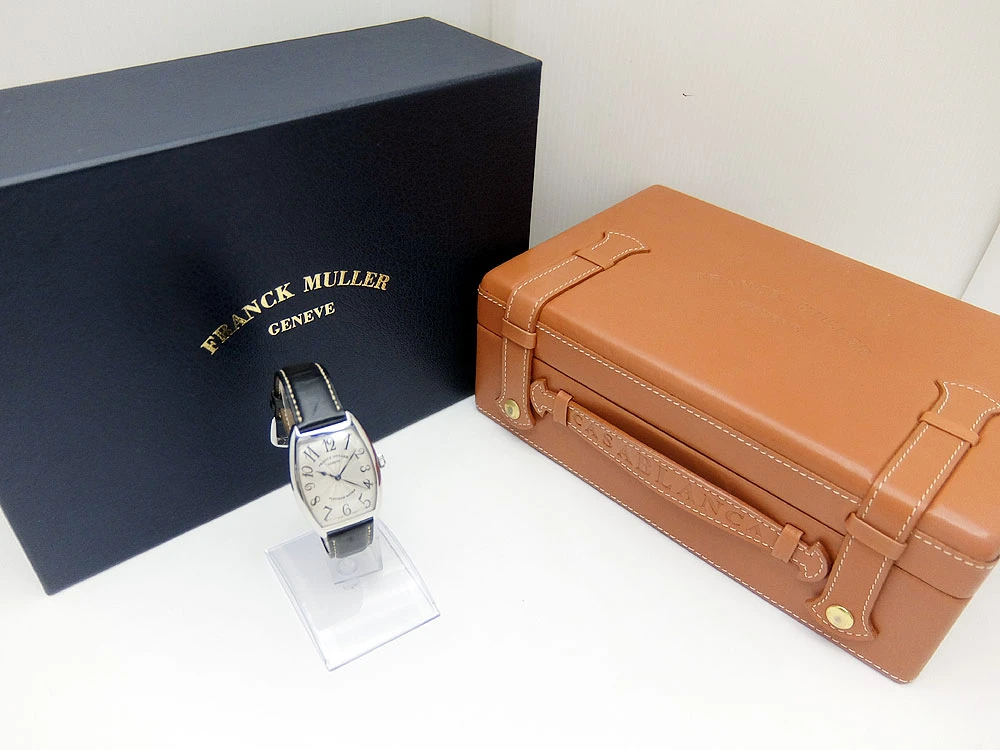 フランクミュラー カサブランカ Ref.2852 Cal.2800 SS ボーイズサイズ ベルト仕様 オートマチック BOX付属 FRANCK MULLER CASABLANCA PLATINUM ROTOR Master of Complicated [代行おまかせコース]