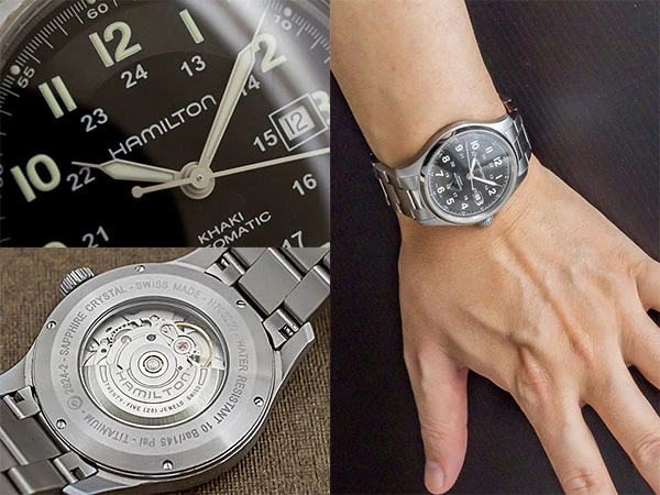 ハミルトン HAMILTON KHAKI カーキフィールド メンズ オートマチック ブラックダイヤル 精悍なメンズモデル ボックス&ギャランティ付き [ 代行おまかせコース ]