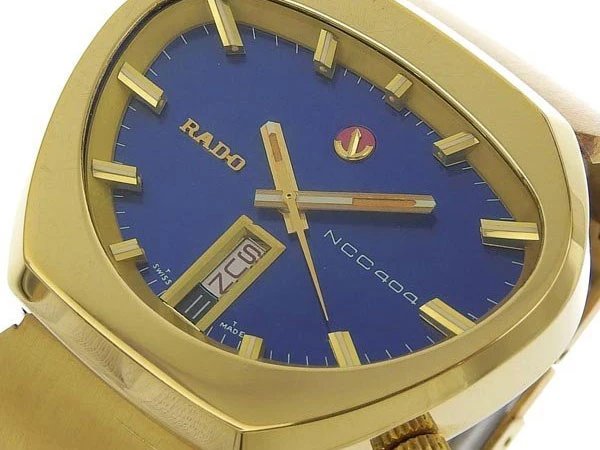 RADO ラド― NCC404 コブラデザイン GF ブルーダイアル 自動巻き ウオーターシールド オリジナルブレス BOX・ギャランティー付属 ビンテージ・ラド― 美品