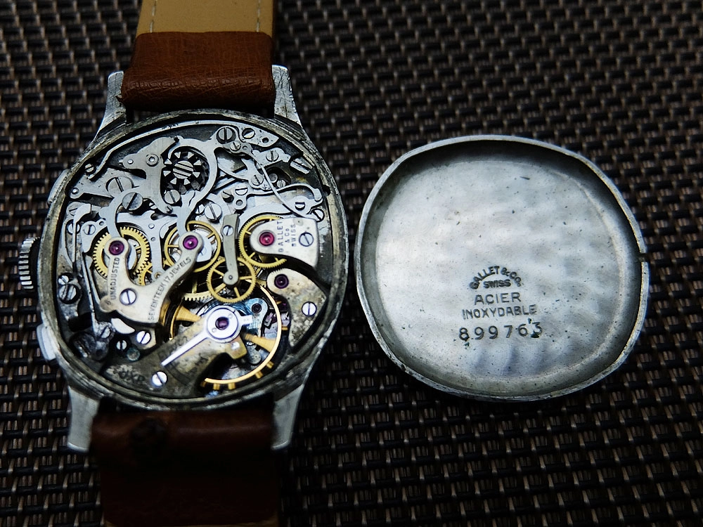 ギャレット コマンダー ベビークロノグラフ Cal.42 SS オーバル 手巻き Gallet commander BabyChronograph Excelsior Park [代行おまかせ コース]