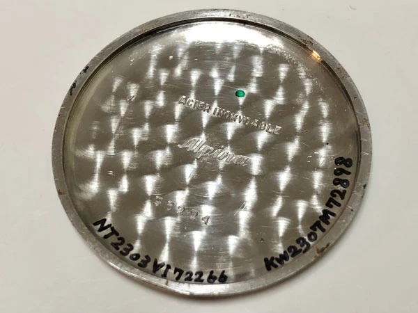 アルピナ 手巻き ステンレスケース アルピナ586搭載