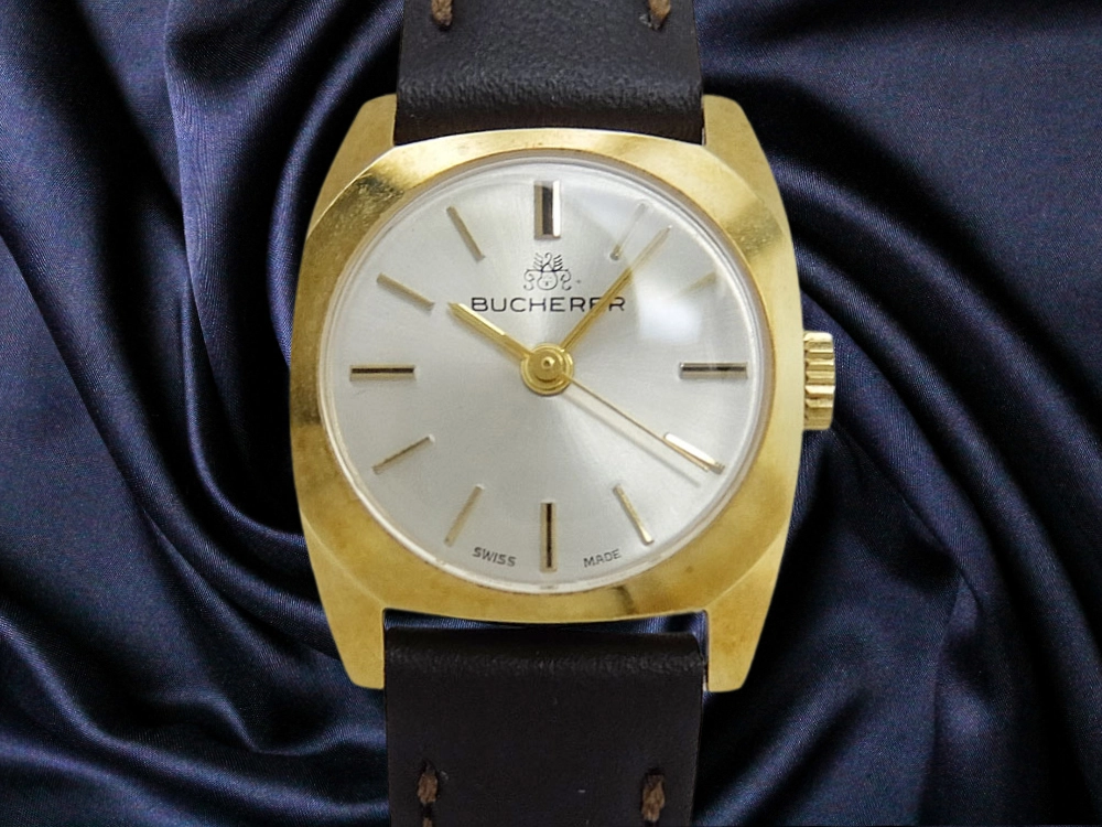 ブッフェラー 18KYG 金無垢 Cal.2670 3針 シルバーダイヤル レディース オートマチック BUCHERER [代行おまかせコース]