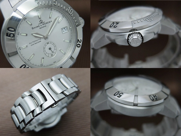 ボーム&メルシェ ケープランド Ref.65367 SS シルバーダイヤル ブレス仕様 オートマチック BOX付属 BAUME&MERCIER Capeland [代行おまかせコース]