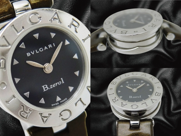 ブルガリ B-zero1 Ref.BZ22S SS ブラックダイヤル Dバックル仕様 クオーツ アクセサリー レディースモデル BVLGARI B-zero1 [代行おまかせコース]