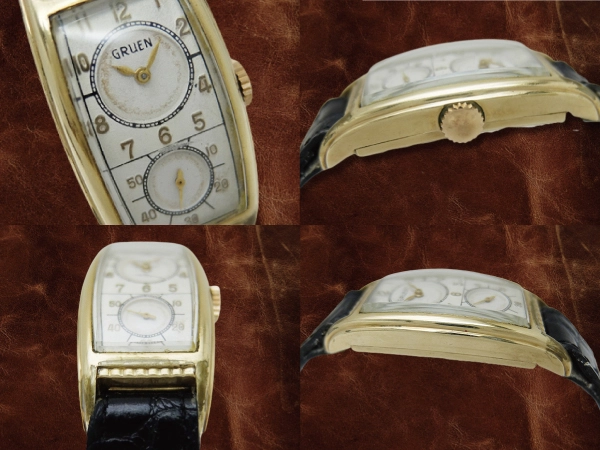 グリュエン ドクターズウオッチ Ref.500.296 Cal.500 10K GOLD FILLED アールデコ レクタンギュラー 手巻き GRUEN Vintage [代行おまかせコース]