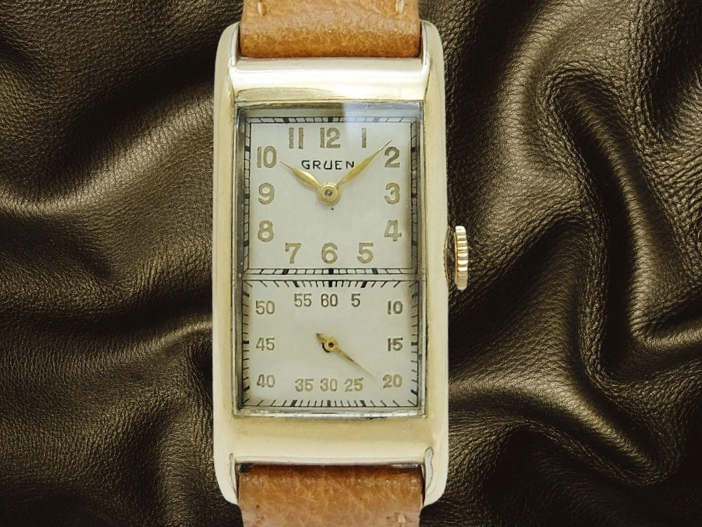 グリュエン ドクターズウオッチ Ref.500.290 Cal.500 10K GOLD FILLED レクタンギュラー シルバーダイヤル 手巻き GRUEN Doctors Watch Vintage [代行おまかせコース]