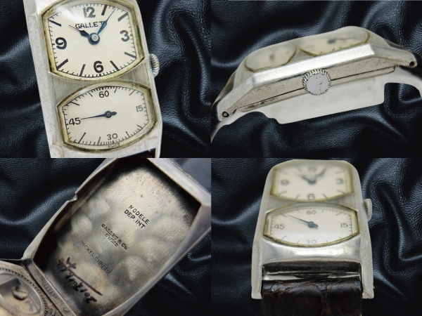 ギャレット 角型 レクタングル デュオダイヤル 手巻き ドクターズウォッチ Vintage HAMILTON Doctor's Watch DUO DIAL [代行おまかせコース]