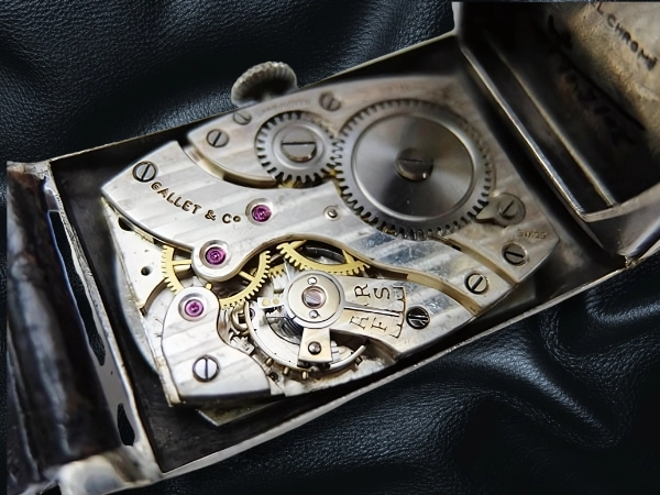 ギャレット 角型 レクタングル デュオダイヤル 手巻き ドクターズウォッチ Vintage HAMILTON Doctor's Watch DUO DIAL [代行おまかせコース]