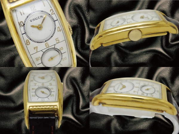 グリュエン ドクターズウオッチ Ref.500.296 Cal.500 10K GOLD FILLED アールデコ レクタンギュラー 手巻き GRUEN Vintage [代行おまかせコース]