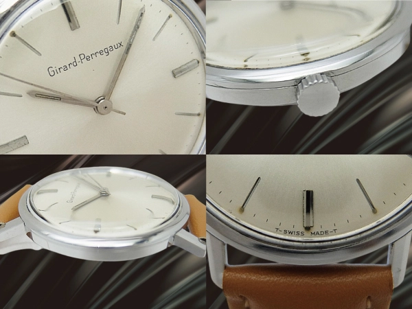ジラールペルゴ センターセコンド 17石 SS シルバーダイヤル 手巻き GIRARD-PERREGAUX [代行おまかせコース]