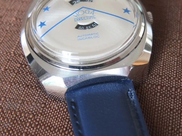 ホガ ジャンピングアワー HOGA JUMPING HOUR デジアナウォッチ オールステンレススチールケース 自動巻き 美品