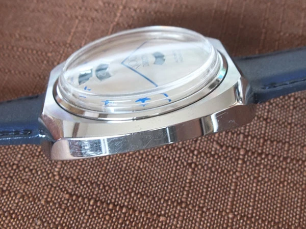 ホガ ジャンピングアワー HOGA JUMPING HOUR デジアナウォッチ オールステンレススチールケース 自動巻き 美品