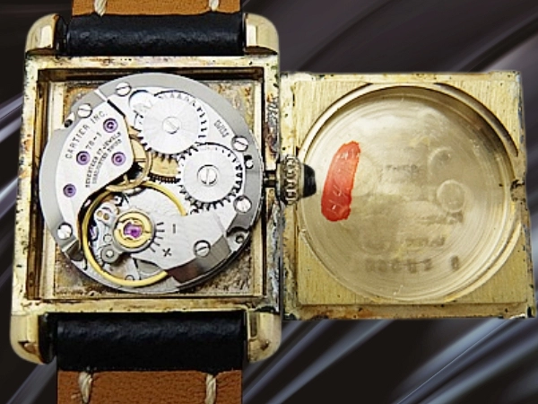 カルティエ マストタンク SM シルバー925 ヴェルメイユ レクタンギュラー アイボリーダイヤル Cartier must de TANK [代行おまかせコース]