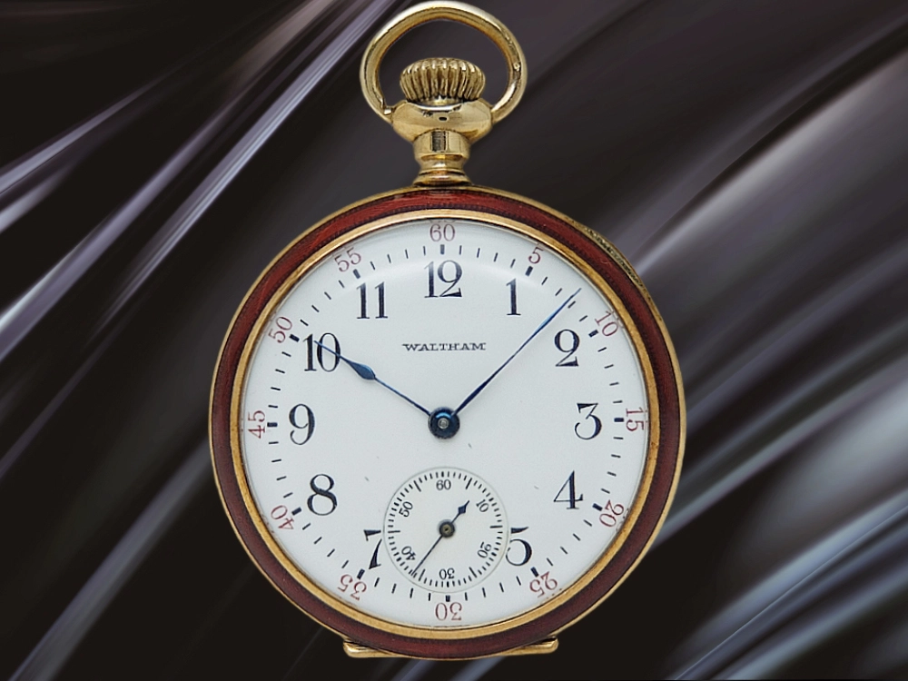 ウォルサム リバーサイド マキシマス 14K 総重量32g 装飾ケース ホワイトダイヤル WALTHAM Riverside Maximus [代行おまかせコース]