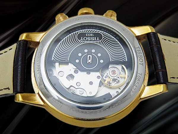 ティソ 3rg. クロノグラフ Ref.T085427A SS シースルー ホワイトダイヤル オートマチック BOX付属 TISSOT Carson Automatic Chronograph [代行おまかせコース]