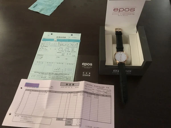 epos オリジナーレ3408 GPWH BOX・国内保証書・OH修理証明書等付属
