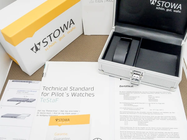 ストーヴァ フリーガー T01 TESTAF バックスケルトン ブラックラバー ボックス・ギャランティ付き  STOWA [ 代行おまかせコース ]
