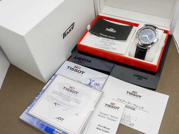ティソ ヘリテージ ナビゲーター 自動巻 ワールドタイマー 創業160周年記念モデル バックスケルトン メンズ ボックス&ギャランティ付き TISSOT Heritage WorldTimer [ 代行おまかせコース ]