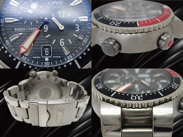 オリス デァ・マイスタータウリー ダイバーズ レギュレーター Ref.649 7541 7164 チタン ブラックダイヤル ブレス+ラバーセット オートマ チック BOX・保証書・スペシャルセット付属 ORIS Divers Regulateur [代行お まかせコース]