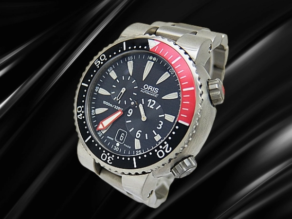 オリス デァ・マイスタータウリー ダイバーズ レギュレーター Ref.649 7541 7164 チタン ブラックダイヤル ブレス+ラバーセット オートマ チック BOX・保証書・スペシャルセット付属 ORIS Divers Regulateur [代行お まかせコース]