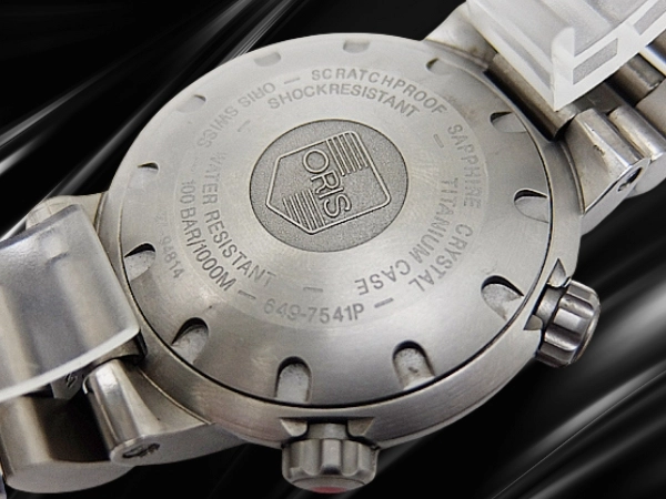 オリス デァ・マイスタータウリー ダイバーズ レギュレーター Ref.649 7541 7164 チタン ブラックダイヤル ブレス+ラバーセット オートマ チック BOX・保証書・スペシャルセット付属 ORIS Divers Regulateur [代行お まかせコース]