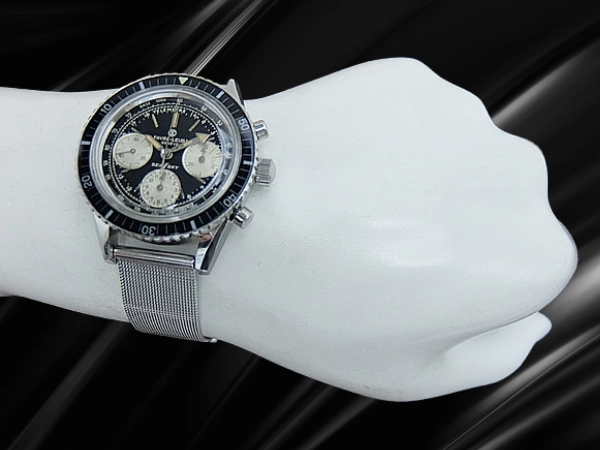 ファーブルルーバ シースカイ クロノグラフ Ref.33033 Cal.バルジュー72 SS ブラックギルト 手巻き FAVRE-LEUBA SEA SKY CHRONOGRAPH Valjoux 72 [代行おまかせコース]