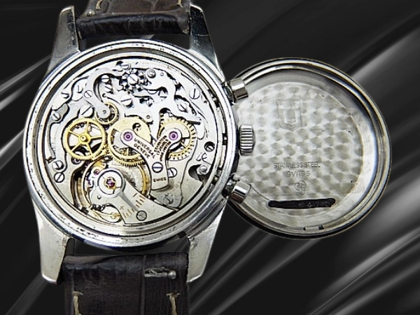 ユニバーサルジュネーブ トリコンパックス Ref.222100 Cal.281 SS シルバーダイヤル 手巻き ヴィンテージ クロノグラフ UNIVERSAL GENEVE TRI-COMPAX [代行おまかせコース]