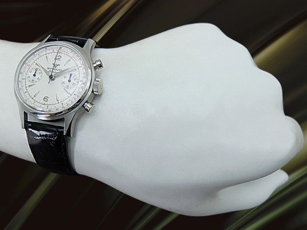 ウィットナー クロノグラフ Ref.3256 Cal.14Y SS シルバーダイヤル 手巻き WITTNAUER Chronograph [代行おまかせコース]