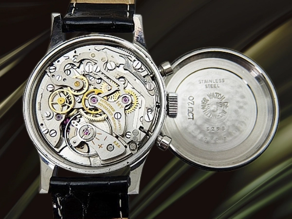 ウィットナー クロノグラフ Ref.3256 Cal.14Y SS シルバーダイヤル 手巻き WITTNAUER Chronograph [代行おまかせコース]