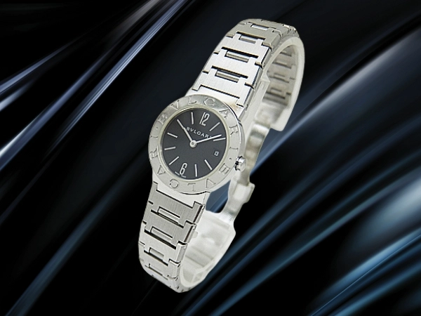 ブルガリ Ref.BB26SS SS ブラックダイヤル Dバックル仕様 クオーツ レディースモデル BOX・保証書付属 BVLGARI [代行おまかせコース]