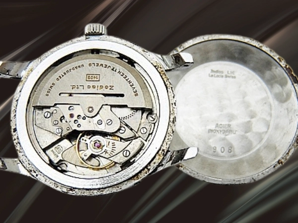 ゾディアック トリプルカレンダー ムーンフェイズ Ref.908 Cal.1402N SS ブラックダイヤル オートマチック Zodiac Triple Calender Moonphase [代行おまかせコース]
