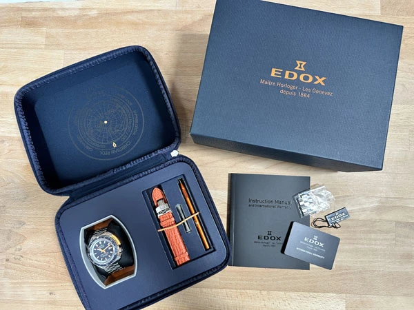エドックス EDOX ハイドロサブ ノースポール リミテッドエディション (Hydrosub North Pole Limited Edition) 付属品全て付き