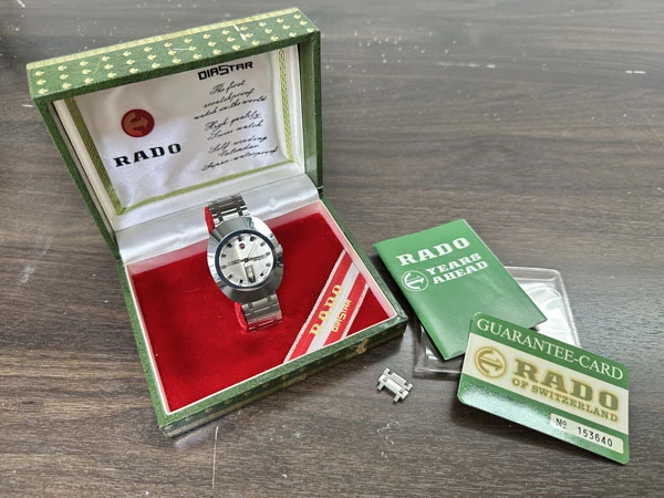 ラドー RADO ダイアスター 自動巻 オリジナルブレス RADO DIASTAR 内箱・取説・ギャランティーカード付き