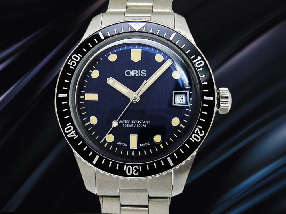 オリス ダイバーズ 65 Ref.01 733 7747 4055 SS ネイビー ブルーダイヤル ブレス仕様 オートマチック ギャラ付属 ORIS Divers Sixty-five [代行おまかせコース]