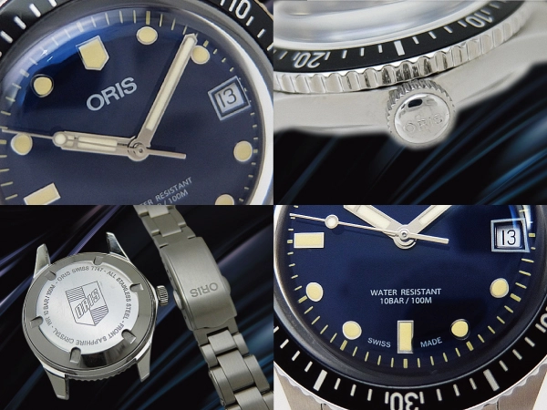 オリス ダイバーズ 65 Ref.01 733 7747 4055 SS ネイビー ブルーダイヤル ブレス仕様 オートマチック ギャラ付属 ORIS Divers Sixty-five [代行おまかせコース]