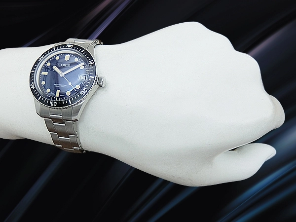 オリス ダイバーズ 65 Ref.01 733 7747 4055 SS ネイビー ブルーダイヤル ブレス仕様 オートマチック ギャラ付属 ORIS Divers Sixty-five [代行おまかせコース]