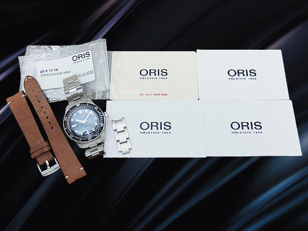 オリス ダイバーズ 65 Ref.01 733 7747 4055 SS ネイビー ブルーダイヤル ブレス仕様 オートマチック ギャラ付属 ORIS Divers Sixty-five [代行おまかせコース]